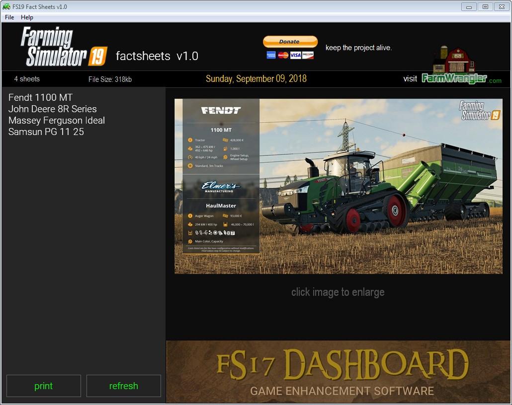 Photo of Farming Simulator 19: FS17 Factsheets Software V1.0
