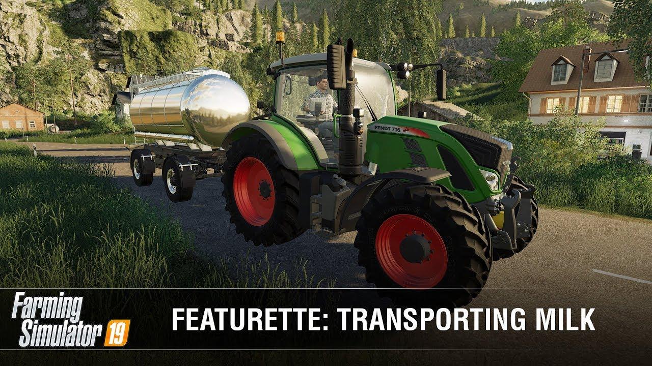 Photo of Farming Simulator 19: Featurette: Transporting Milk V1