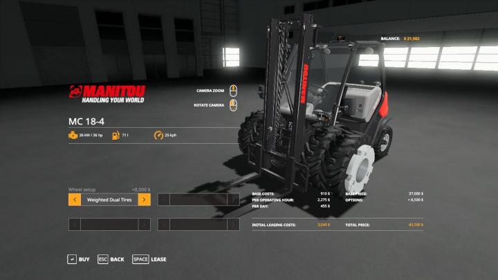 FS19 - Forklift Duallies & Weighted Duallies V1.3