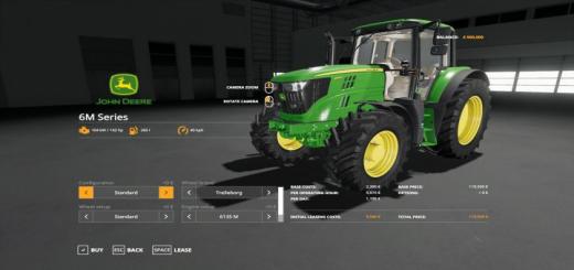 Photo of FS19 – John Deere 6M Series With Seatcam V1