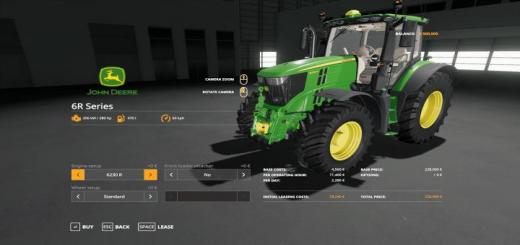 Photo of FS19 – John Deere 6R With Seatcam V1