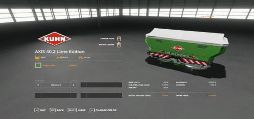 Photo of FS19 – Kuhn Axis 40.2 Lime Edition V1.0.0.1