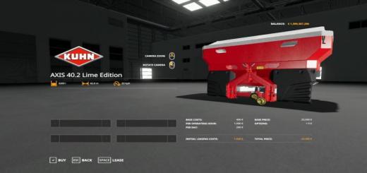 Photo of FS19 – Kuhn Axis 40.2 Lime Edition V1