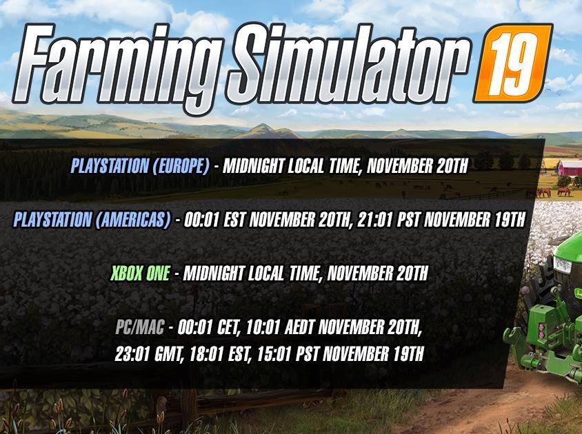Photo of Farming Simulator 19: Official Release Times