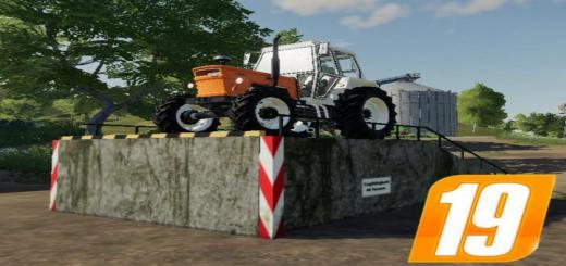 Photo of FS19 – Placeable Large Loading Ramp V1