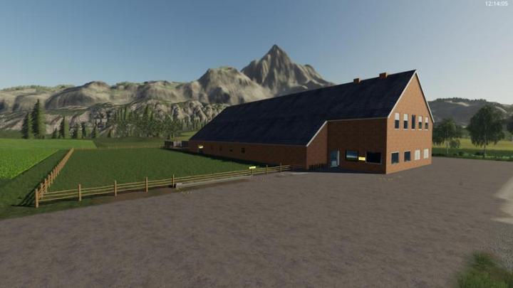 FS19 - Yard With Cowshed And Willow Beta