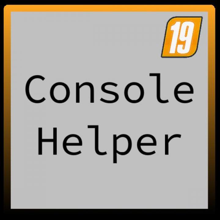 FS19 - Console Helper V1