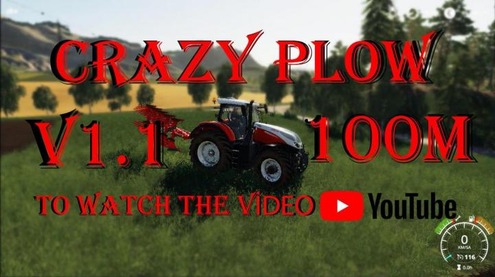 FS19 - Crazy Plow (Agromasz Poh5) Update V1.1