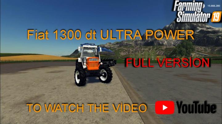 FS19 - Fiat 1300 Dt Ultra Power V1