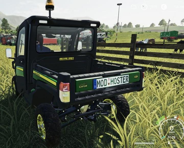 FS19 - Jd Xuv865M Gator With 46Ps, 75Kmh And License Plates V1.0.0.2