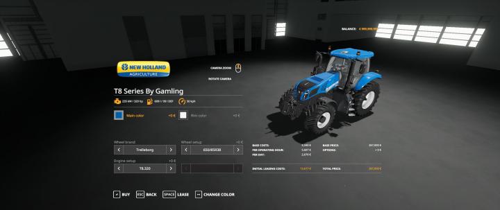 FS19 - New Holland T8 Series By Gamling V1