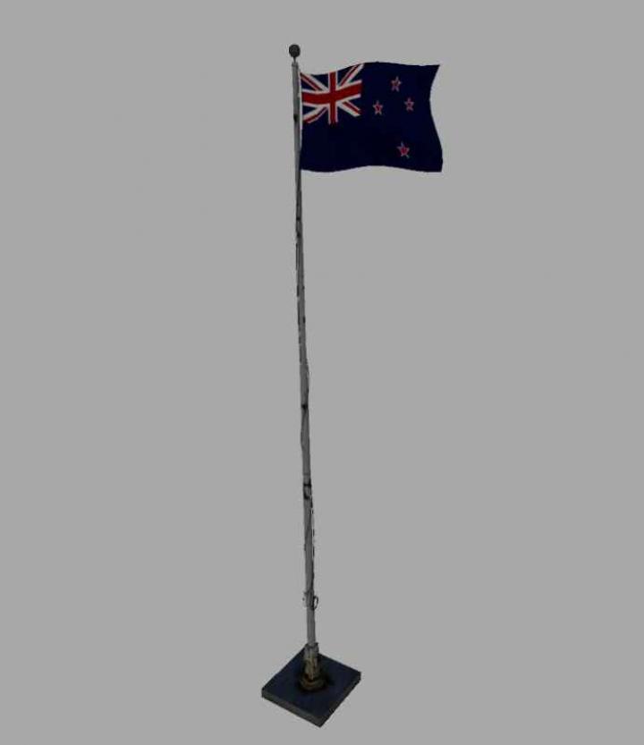 FS19 - New Zealand Flagpole V1