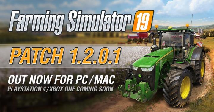 FS19 - Patch 1.2.0.1 For Pc & Mac