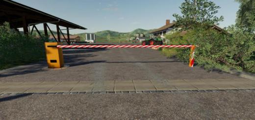 Photo of FS19 – Placeable Automatic Barrier V1