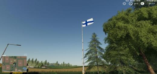 Photo of FS19 – Placeable Flag Of Finland V1
