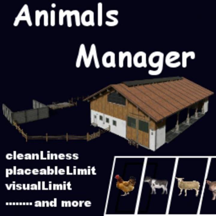 FS19 - Animalsmanager V0.3 Beta