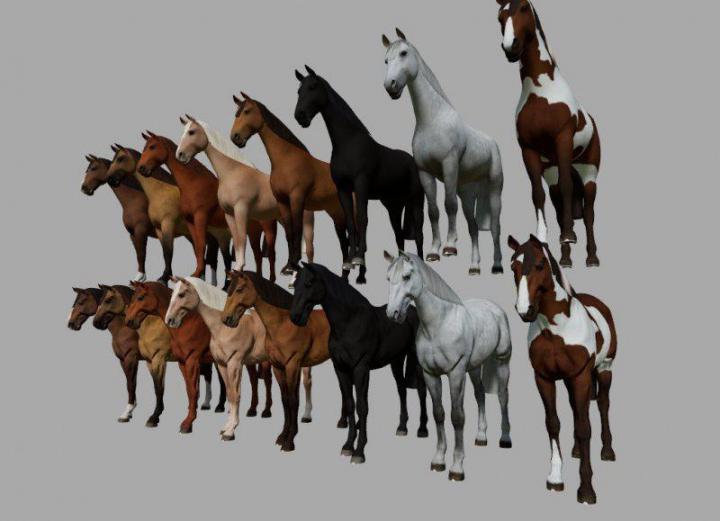 FS19 - Decorative Horses For Ge V1