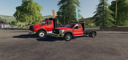Photo of FS19 – F550 Dump Truck With Cat Idk Probally Final