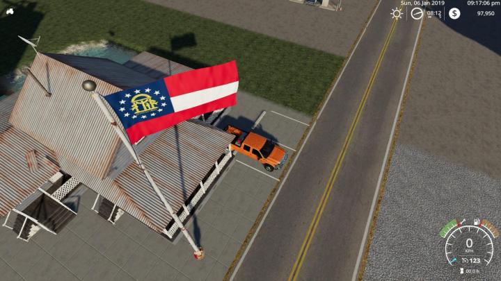 FS19 - Georgia State Flag V1.0.1