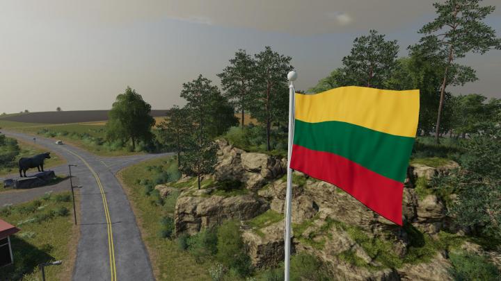 FS19 - Lithuanian Flag V1