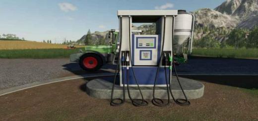 Photo of FS19 – Placeable Gas Station V1