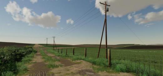 Photo of FS19 – Telegraph Pole Kit For Map Makers V1