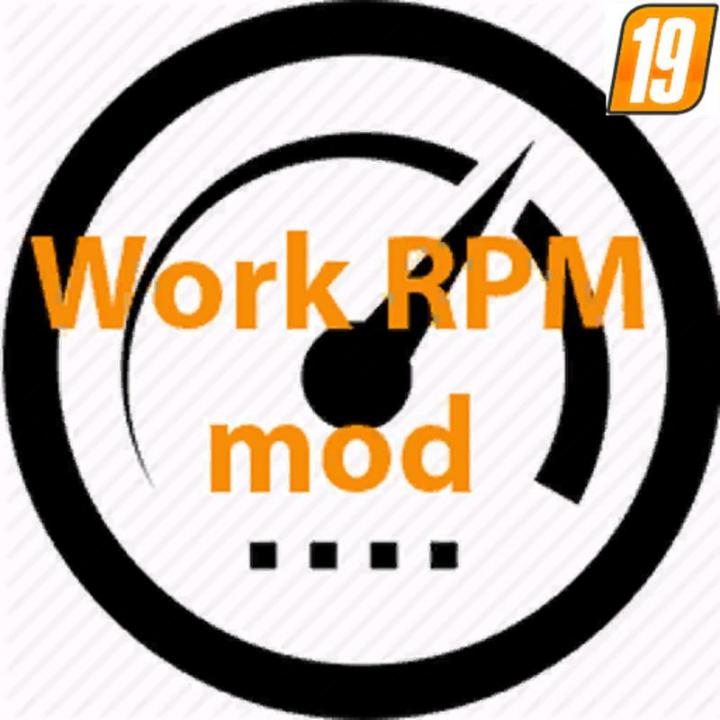 FS19 - Work Rpm V1.4