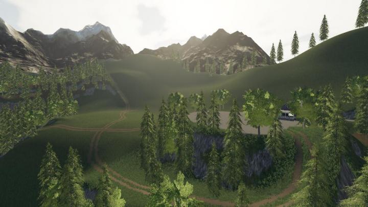 FS19 - Alps Panorama At The Northern Sea V1