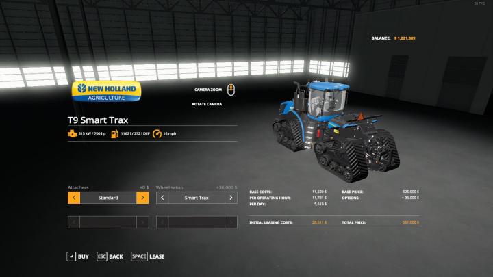 FS19 - New Holland Us T9 700 Updated V1.1