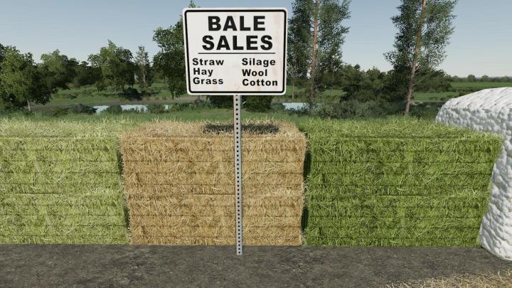 FS19 - Placeable Bale Sale Point V1