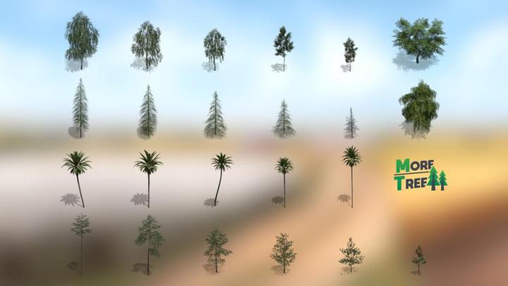 FS19 - Placeable More Tree V1
