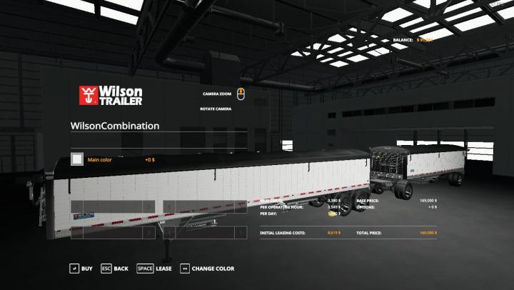 FS19 - Wilson Trailer And Pup Combination V1