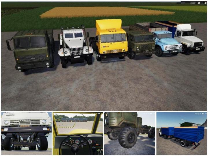 FS19 - Rus Trucks Paсk V1