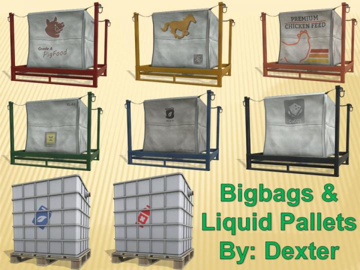 FS19 - Bigbags & Liquid Pallets V1.2