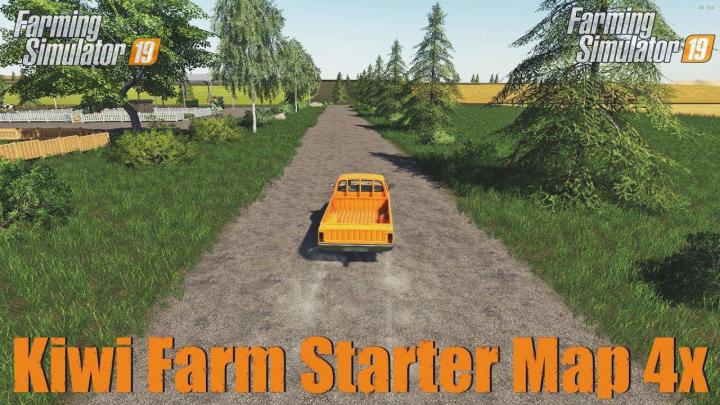 FS19 - Kiwi Farm Starter Map 4X Multi Fruit V3