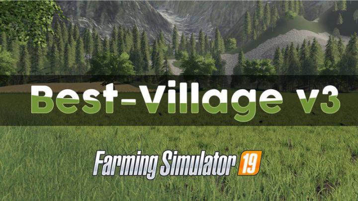 FS19 - New Best Village Map V3