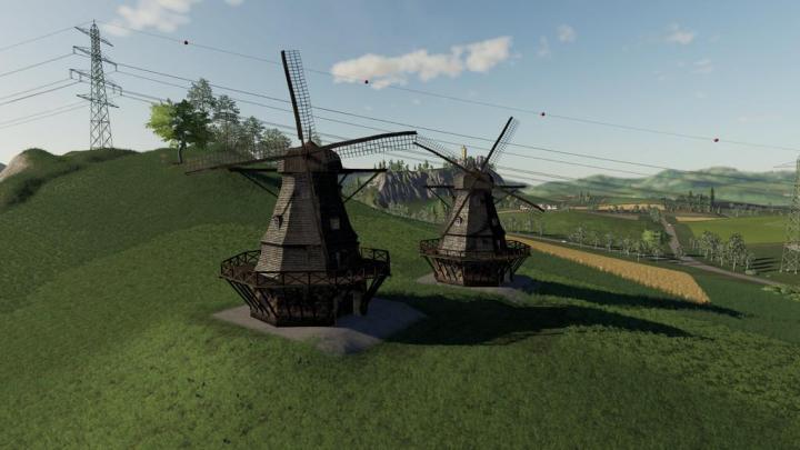 FS19 - Placeable Wind Mill V1