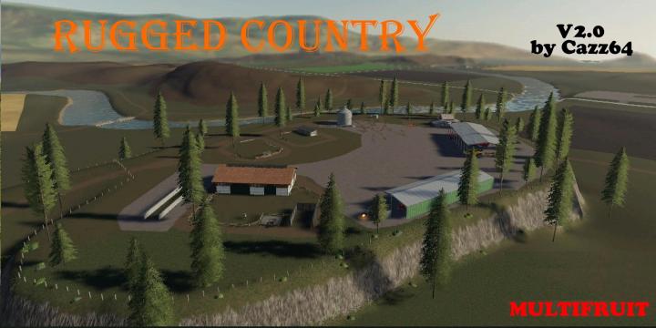FS19 - Rugged Country 4X Map V2