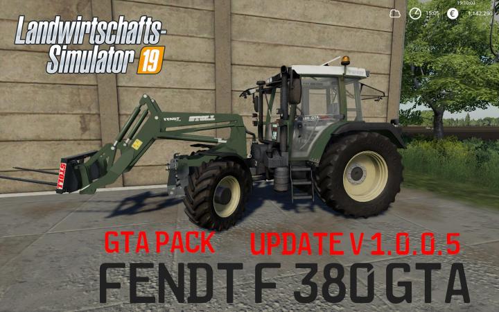 FS19 - Fendt F 380Gta Megapack V1.0.0.5