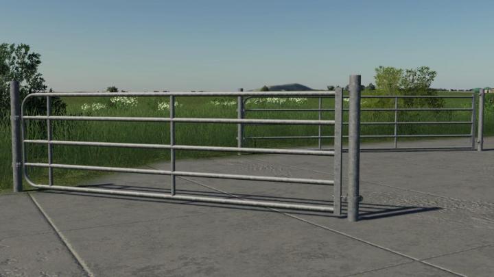 FS19 - Galvanized Gate V1