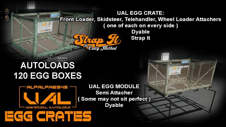 FS19 - Iconik Ual Egg Crates V1