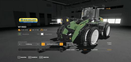 Photo of FS19 – New Holland W190D Siloking V1