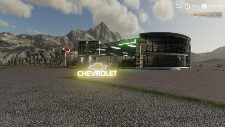 FS19 - Placeable Chevy Sign V1