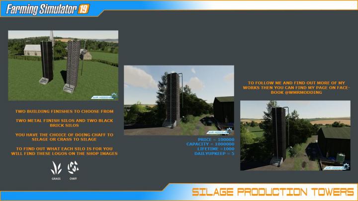FS19 - Silage Production Tower Pack V1