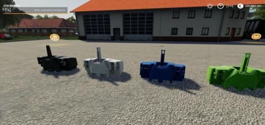 Photo of FS19 – Xxl Weights Pack V1.1.1
