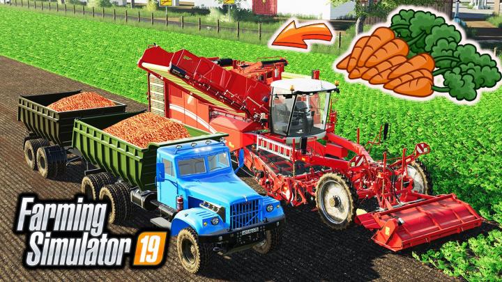 FS19 - How To Grow And Harvest Carrots V1