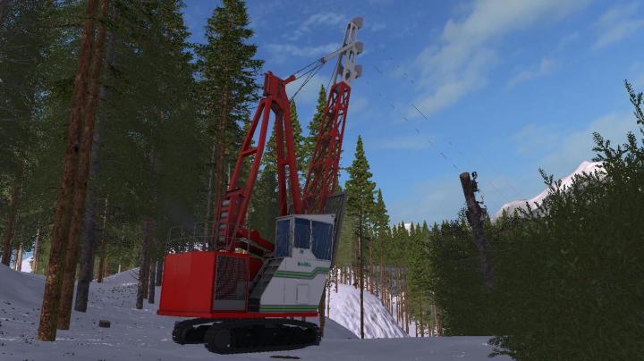 FS17 - Madill 124 Grapple Yarder V1