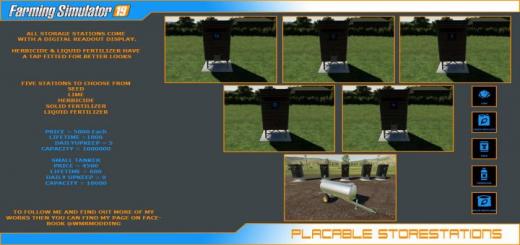 Photo of FS19 – Placable Storestations V1