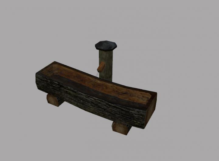 FS19 - Placeable Log Fountain V1
