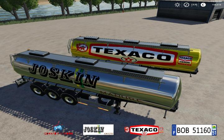 FS19 - Trailer Texaco Joskin By Bob51160 V1.0.0.1